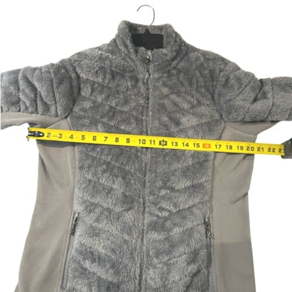 Women's Be Boundless Gray Jacket/Coat Faux Fur Pockets Front Zip Long Sleeve L‎ - Picture 7 of 8